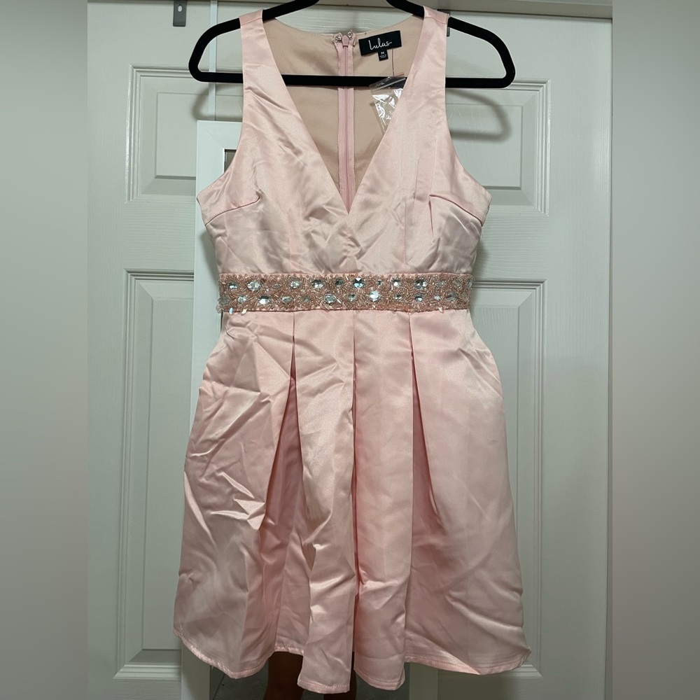 NWT Lulus Pink Party Dress